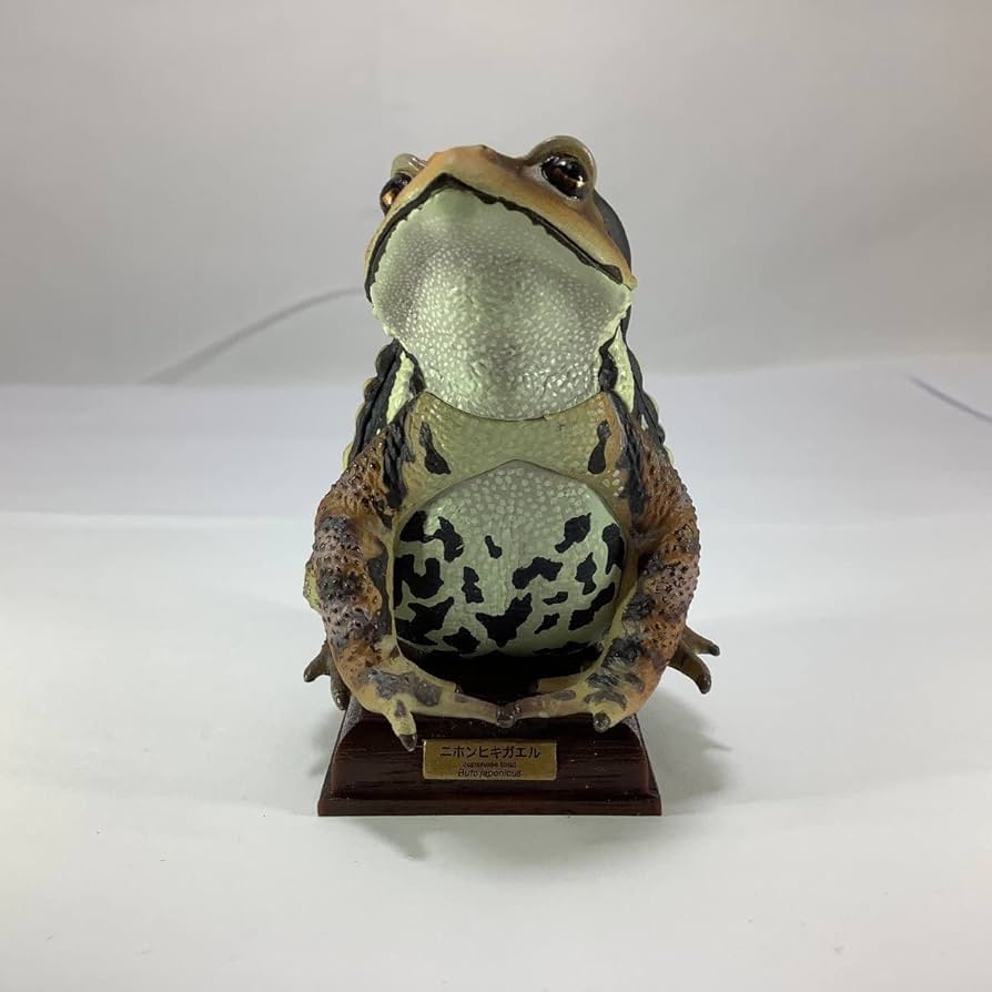 Amazon | 【開封品】 日本のカエル ニホンヒキガエル フィギュア